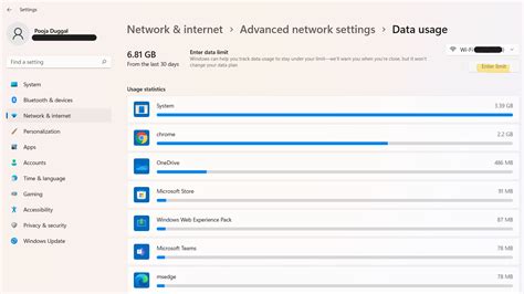 how to reduce data usage in laptop windows 11