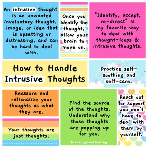 how to reduce intrusive thoughts