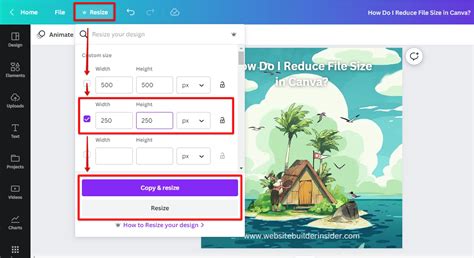 how to reduce ppt size in canva