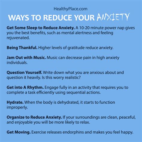 how to reduce severe anxiety reddit