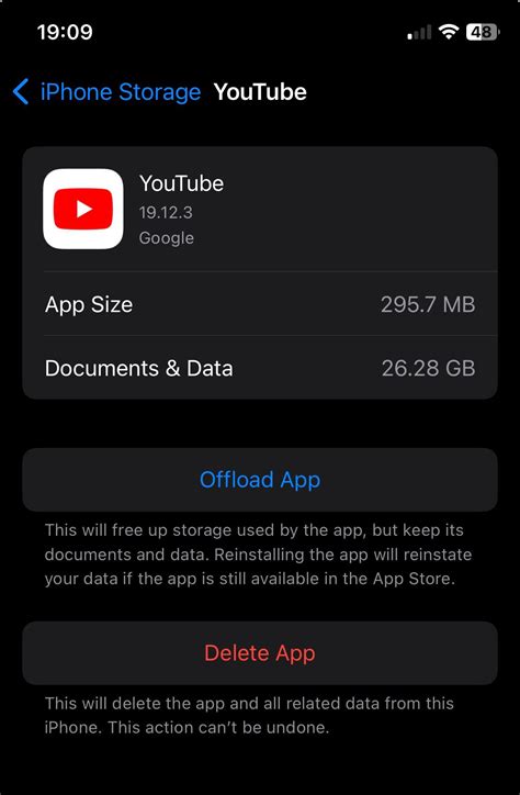 how to reduce storage on youtube