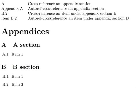 how to refer to an appendix in a document