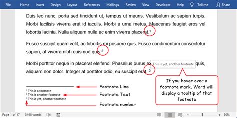 how to reference a previous footnote in word