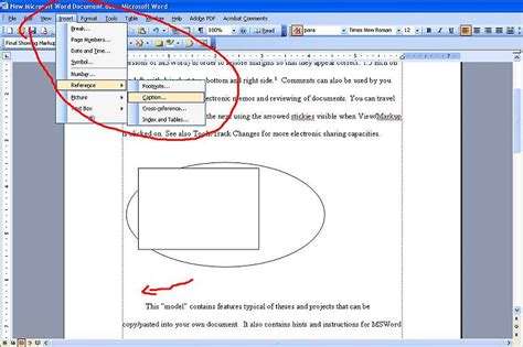 how to reference figures in word