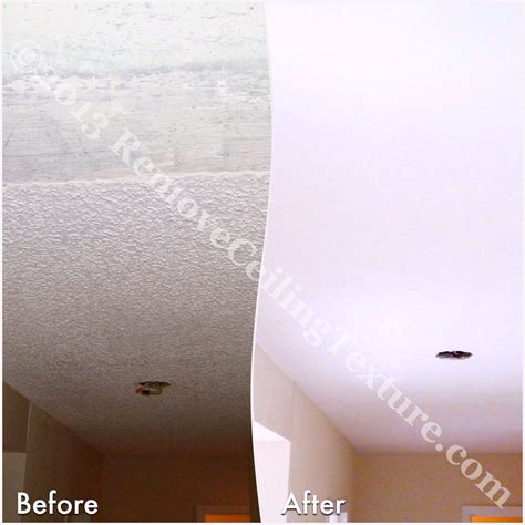 how to refinish textured ceiling