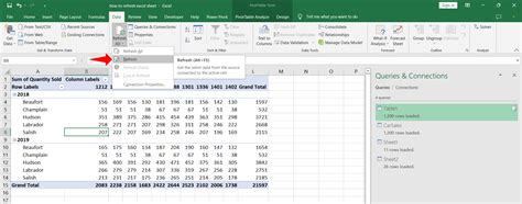 how to refresh excel sheet with macro