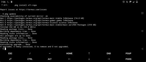how to refresh termux