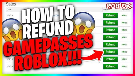 how to refund deleted gamepasses on roblox