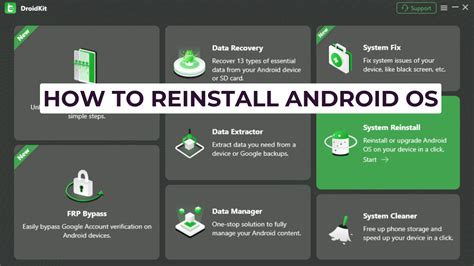how to reinstall os on android