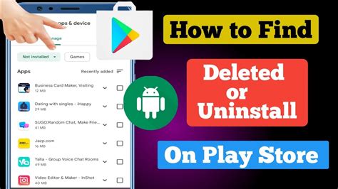 how to reinstall uninstalled apps without play store on android