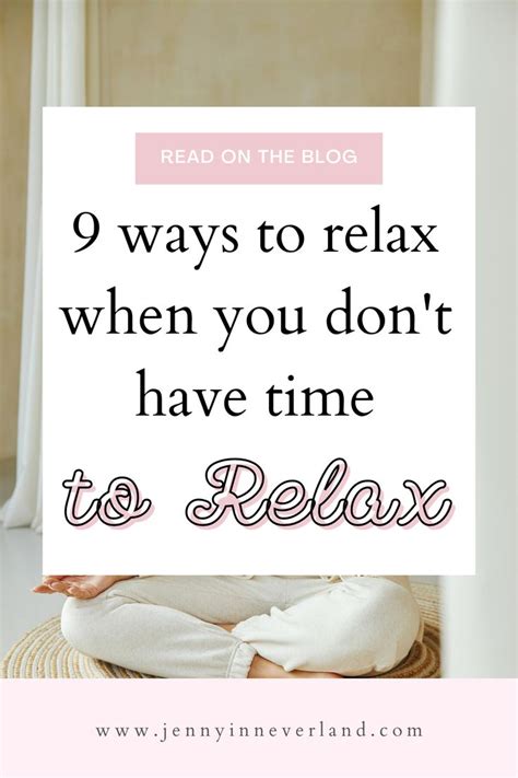 how to relax without getting sleep