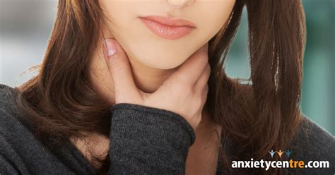 how to relieve feeling of something stuck in throat anxiety