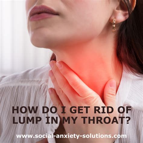 how to relieve lump in throat from anxiety