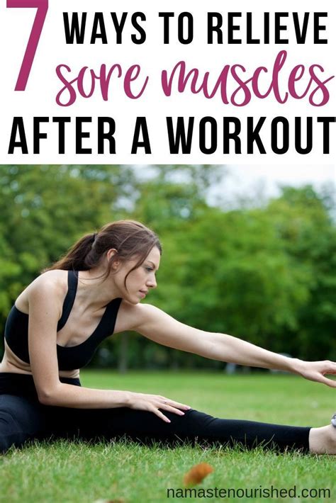 how to relieve soreness from exercise