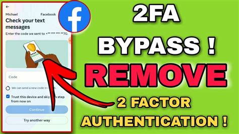 how to remove 2 factor authentication on facebook