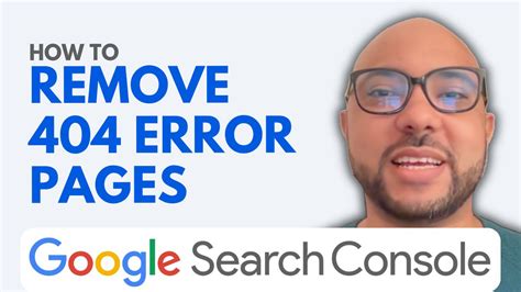 how to remove 404 pages from google search console