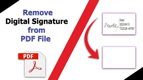how to remove a digital signature from a pdf form