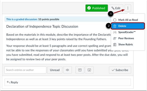 how to remove a group from your canvas page