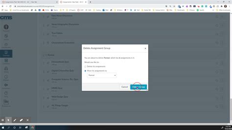 how to remove a group on canvas