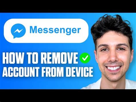 how to remove a messenger account from device
