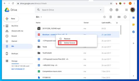 how to remove a page from google drive
