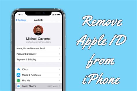 how to remove a phone from apple id
