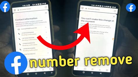 how to remove a phone number from your facebook account