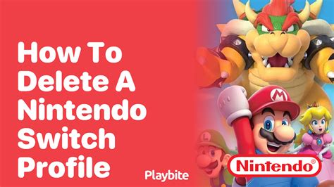 how to remove a profile from your nintendo switch