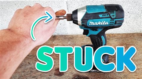 how to remove a stuck bit