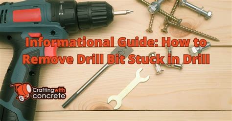 how to remove a stuck drill bit in concrete