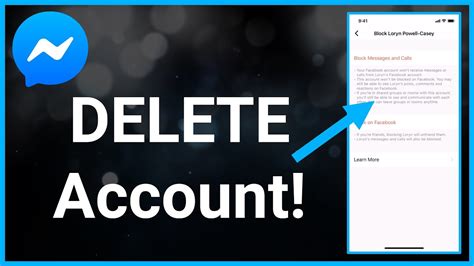 how to remove a switch account on messenger