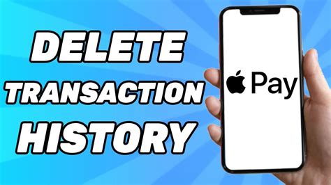 how to remove a transaction from apple pay history