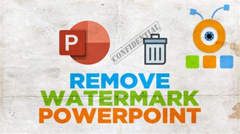 how to remove a watermark from ppt