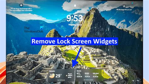 how to remove a widget from your lock screen