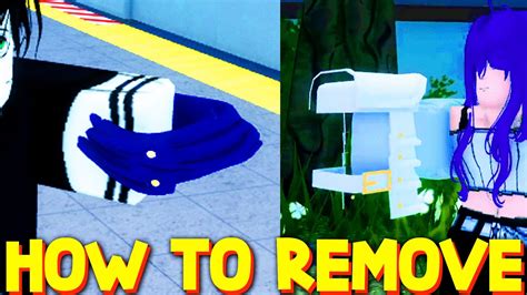 how to remove accessories in sorcery roblox