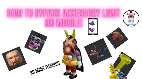 how to remove accessory limit on roblox