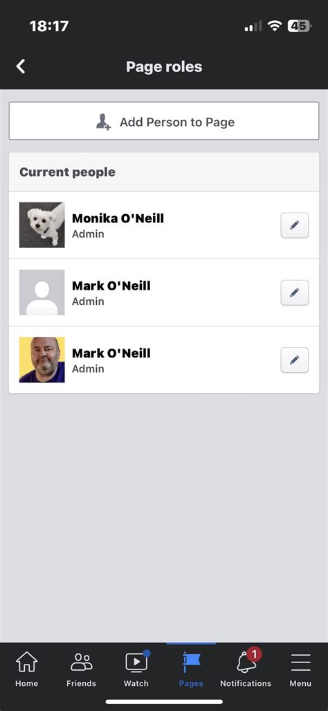 how to remove admin from facebook page android