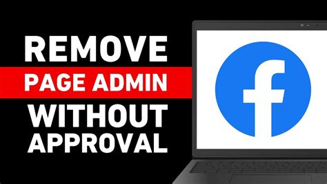 how to remove admin from facebook page without approval android