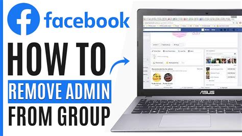 how to remove admin in facebook group page
