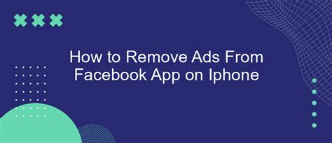 how to remove ads from facebook app