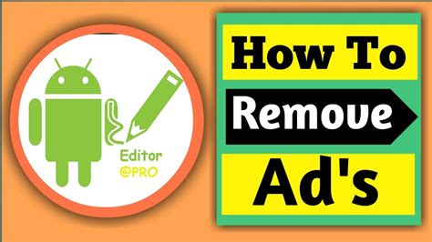 how to remove ads in apps using apk editor