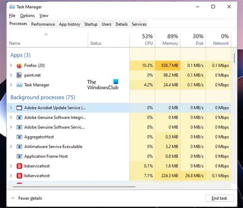 how to remove all background processes in windows 11