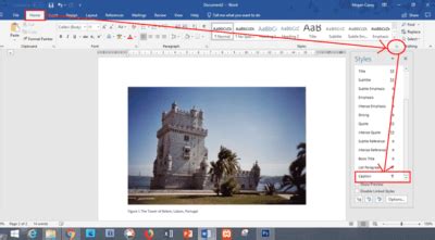 how to remove all captions in word