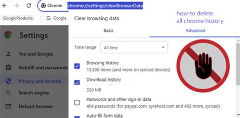 how to remove all chrome data from pc