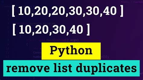 how to remove all duplicate elements from list in python