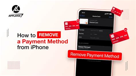 how to remove all payment methods from iphone