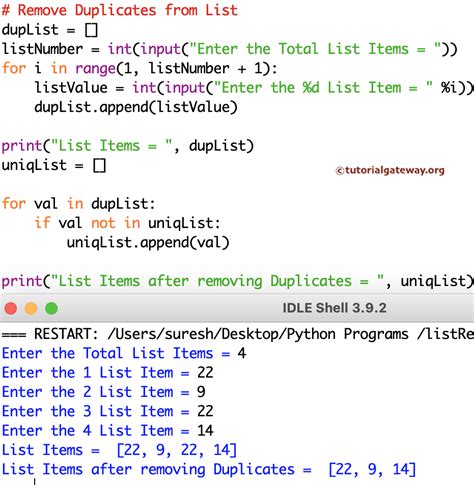 how to remove all same values from a list in python