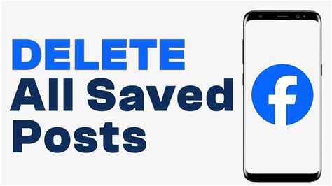 how to remove all saved posts on facebook