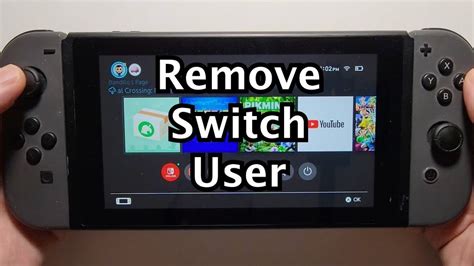 how to remove an account from switch
