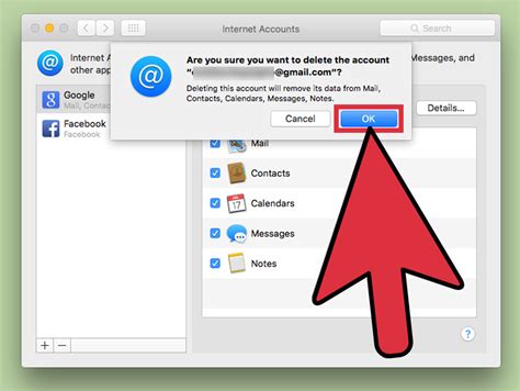 how to remove an email account from your macbook